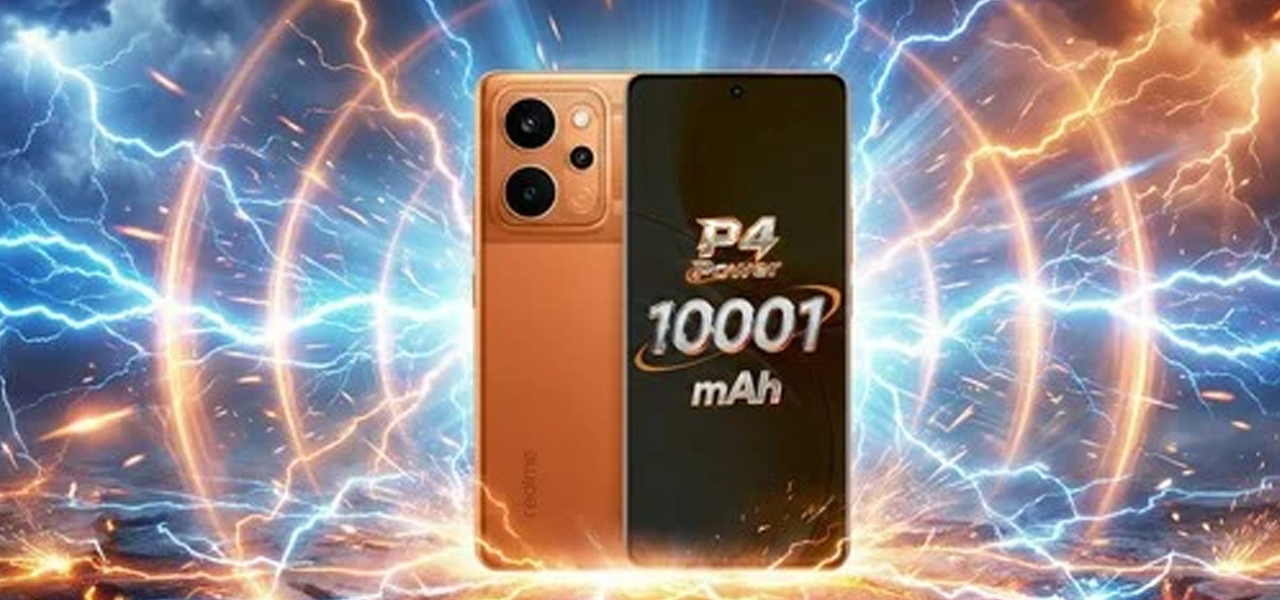 Realme prepara P4 Power 5G com bateria de 10.001 mAh