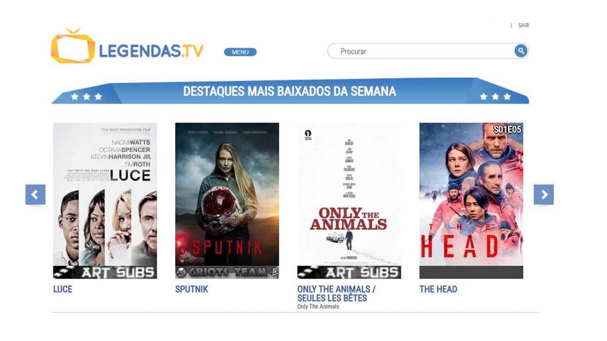 Legendas tv site 1